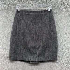 Express Skirt Women's Size 4 Black Tube Skirt Back Slit Ladies 4